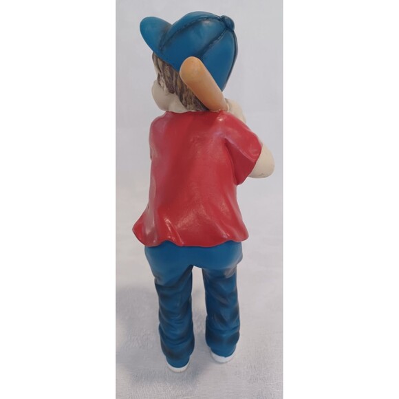 DECORATIVE BASEBALL BOY SCULPTURE FIGURES CATCHER~BATTER~PITCHER - Picture 8 of 15